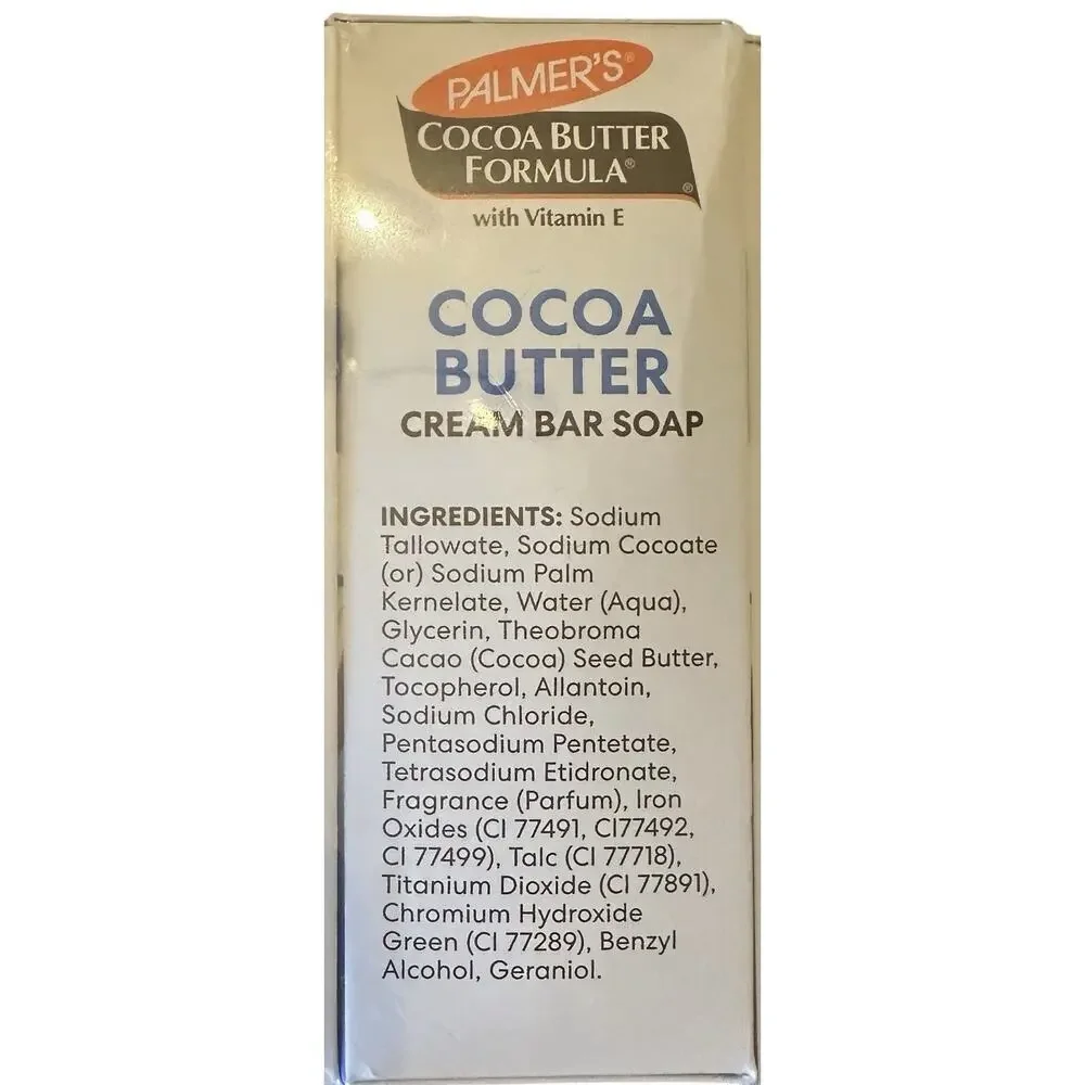Palmers Cocoa Butter Formula Cream‎ Bar Soap w/ Vitamin E 4.7 Oz Lot of 6 NEW